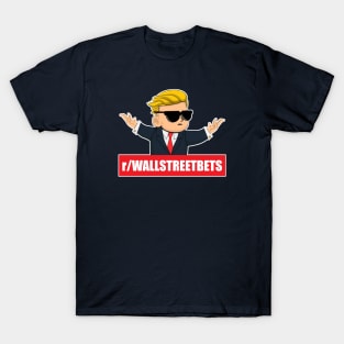 Reddit Wallstreetbets WSB - Diamond Hands Tendies - Stonks To The Moon T-Shirt